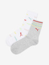 Puma Logo Aop Sock Kids Socks 2 pairs