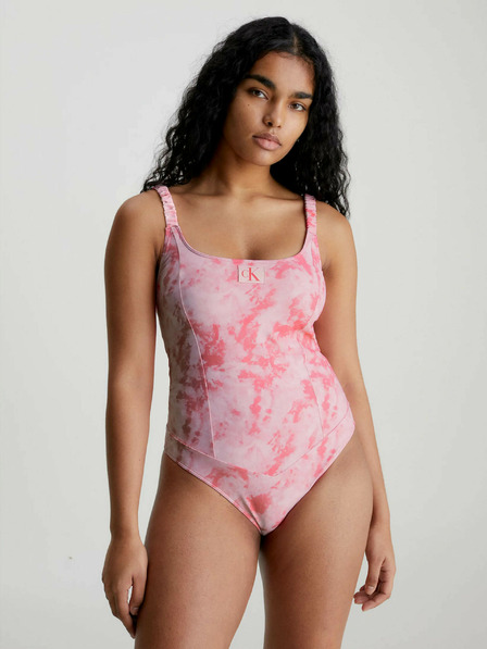 Calvin Klein Underwear	 Authentic-One Piece-Print One-piece Swimsuit