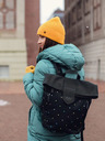 Vuch Mellora Dotty Black Backpack