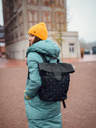 Vuch Mellora Dotty Black Backpack