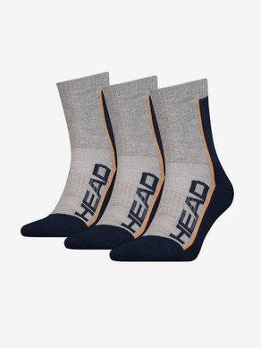 Head Set of 3 pairs of socks