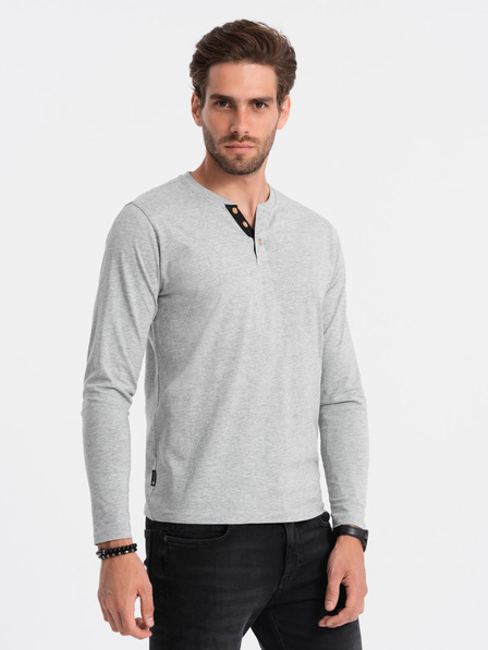 Ombre Clothing Henley T-shirt