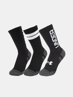 Under Armour UA Perf Tech Nov Crew Set of 3 pairs of socks