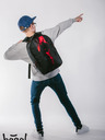 BAAGL  eARTh Batman Red Backpack