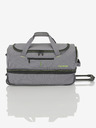 Travelite Basics Wheeled duffle S - šedo-zelená bag