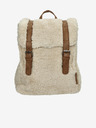 Enrico Benetti Teddy Tablet Backpack Off-White Backpack