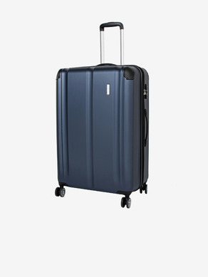 Travelite City 4w L Navy Suitcase