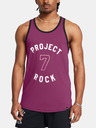 Under Armour Project Rock Mesh Badge Of Honor Top