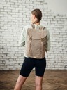 Vuch Corbin Big Beige Backpack