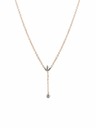 Vuch Krystel Rose Gold Necklace