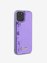 Guess Sequin Script Logo Zadní Kryt pro iPhone 12/12 Pro Purple Phone case