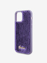 Guess Sequin Script Logo Zadní Kryt pro iPhone 12/12 Pro Purple Phone case