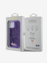 Guess Sequin Script Logo Zadní Kryt pro iPhone 12/12 Pro Purple Phone case