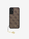 Guess 4G Charm Zadní Kryt pro Samsung Galaxy A34 5G Brown Phone case