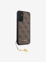 Guess 4G Charm Zadní Kryt pro Samsung Galaxy A34 5G Brown Phone case