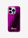 Guess Sequin Script Logo Zadní Kryt pro iPhone 15 Pro Max Magenta Phone case