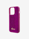 Guess Sequin Script Logo Zadní Kryt pro iPhone 15 Pro Max Magenta Phone case