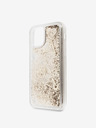 Guess Glitter Hearts Zadní Kryt pro iPhone 11 Gold Phone case