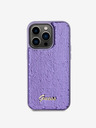 Guess Sequin Script Logo Zadní Kryt pro iPhone 14 Pro Purple Phone case