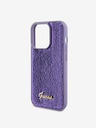 Guess Sequin Script Logo Zadní Kryt pro iPhone 14 Pro Purple Phone case