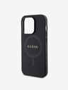 Guess PU Saffiano MagSafe Zadní Kryt pro iPhone 15 Pro Max Black Phone case