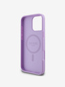 Guess Saffiano Peony Stamp MagSafe Zadní Kryt pro iPhone 16 Pro Max Purple Phone case