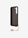 Guess 4G Charm Zadní Kryt pro Samsung Galaxy S23 Brown Phone case