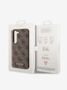 Guess 4G Charm Zadní Kryt pro Samsung Galaxy S23 Brown Phone case