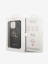 Guess PU 4G Metal Logo iPhone 15 Pro Grey Phone case