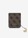 Guess 4G Charm Zadní Kryt pro Samsung Galaxy Z Flip 5 Brown Phone case