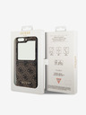 Guess 4G Charm Zadní Kryt pro Samsung Galaxy Z Flip 5 Brown Phone case