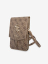 Guess PU 4G Metal Logo Brown bag